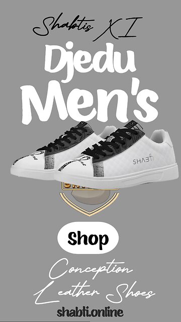 Shabtis XI Djedu Men's Conception Leather Shoes🔥