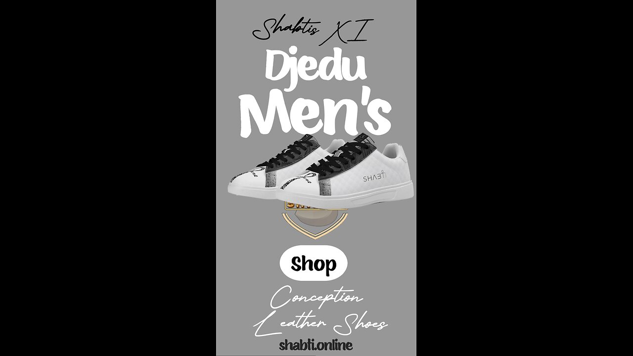 Shabtis XI Djedu Men's Conception Leather Shoes🔥