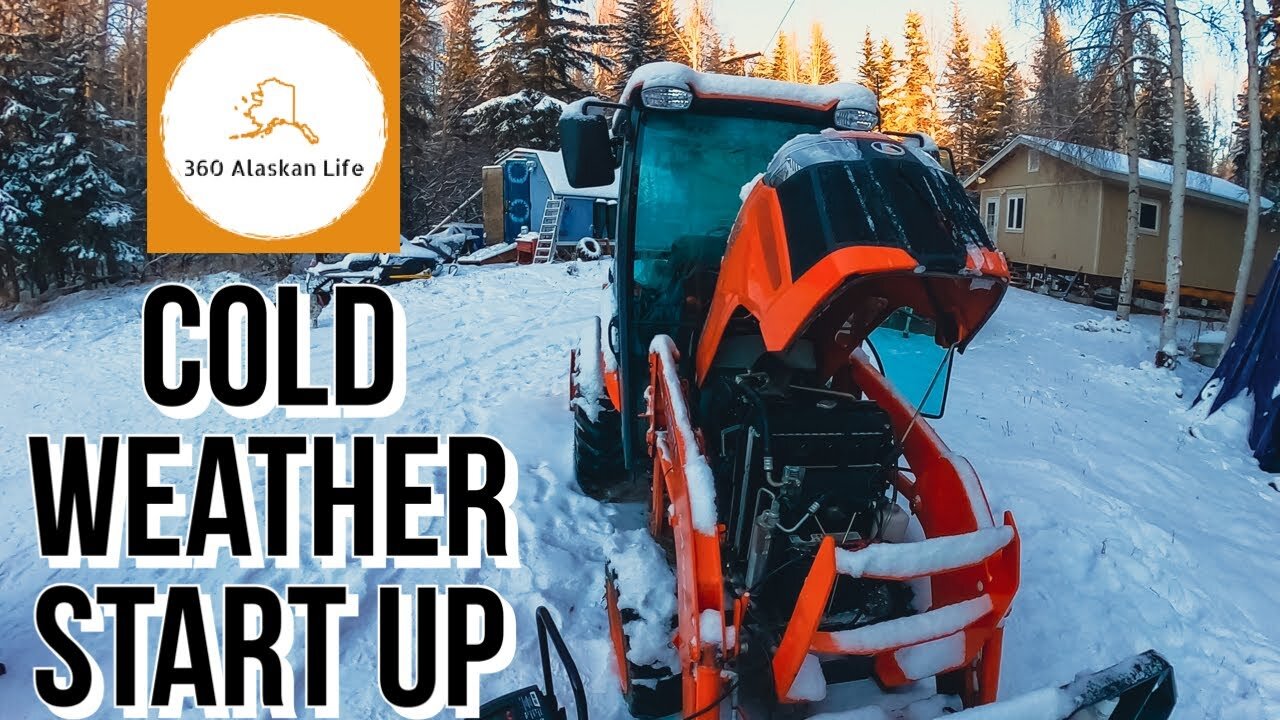 Easy Cold Weather Tractor Start Up (Kubota B2650)