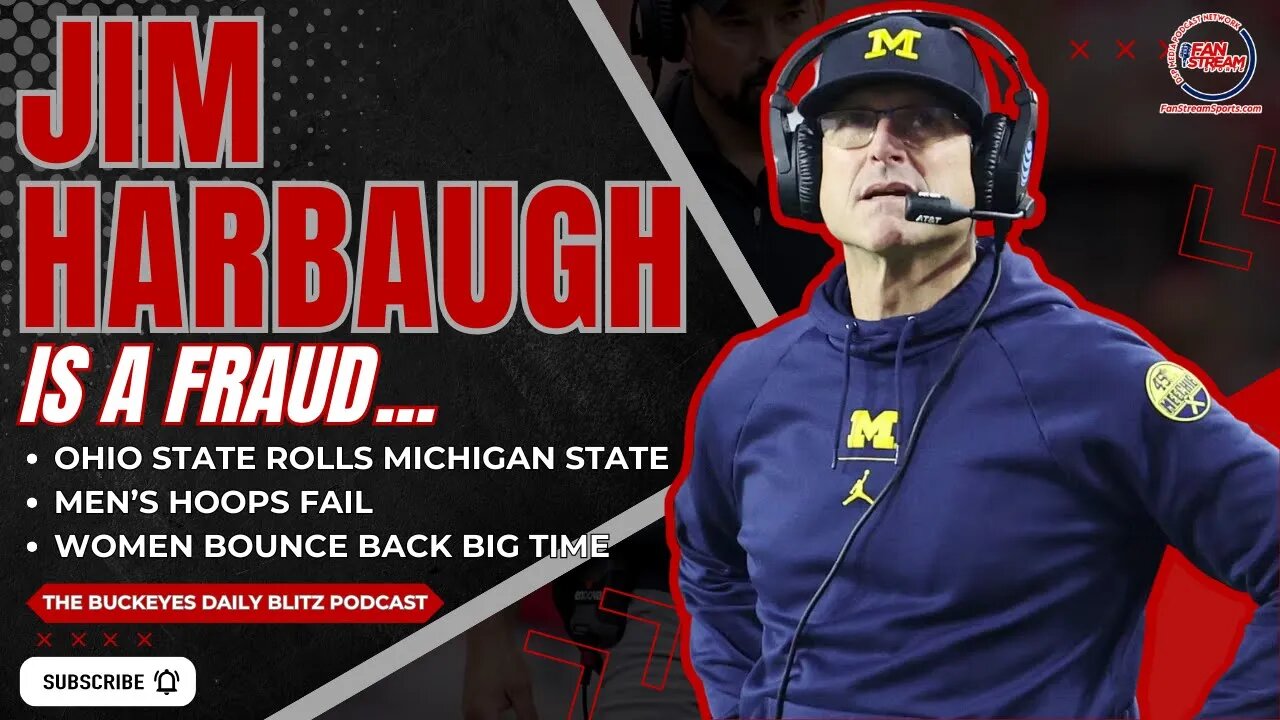 Buckeyes Daily Blitz 11/13: Jim Harbaugh is a FRAUD! | Men's Hoops Fail