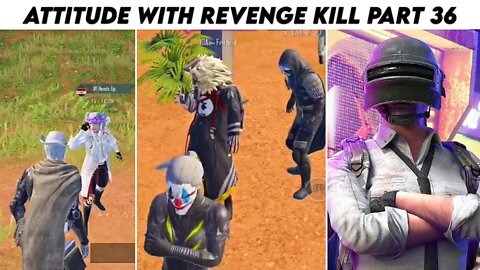 Pubg Mobile Attitude 😈 With Revenge Kill Max Pharaoh x- Suit | Part 36 | Xbot 2.0