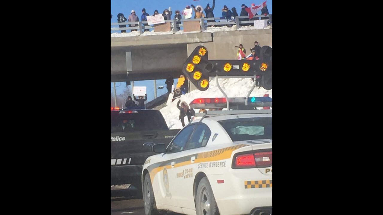 Départ de Lachute pour le Freedom Convoy 2022 à Ottawa | WTT avec Lady Rose