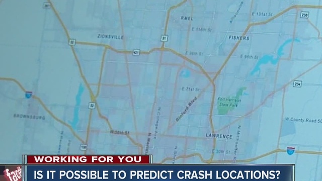 Police say they can predict crash locations