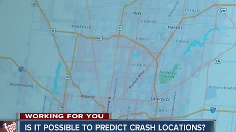 Police say they can predict crash locations