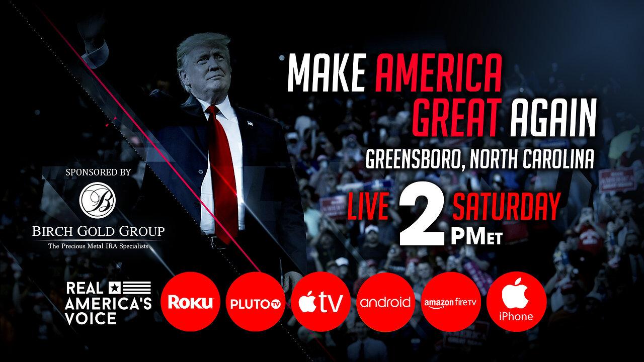 PRESIDENT TRUMP'S MAGA RALLY IN GREENSBORO NC