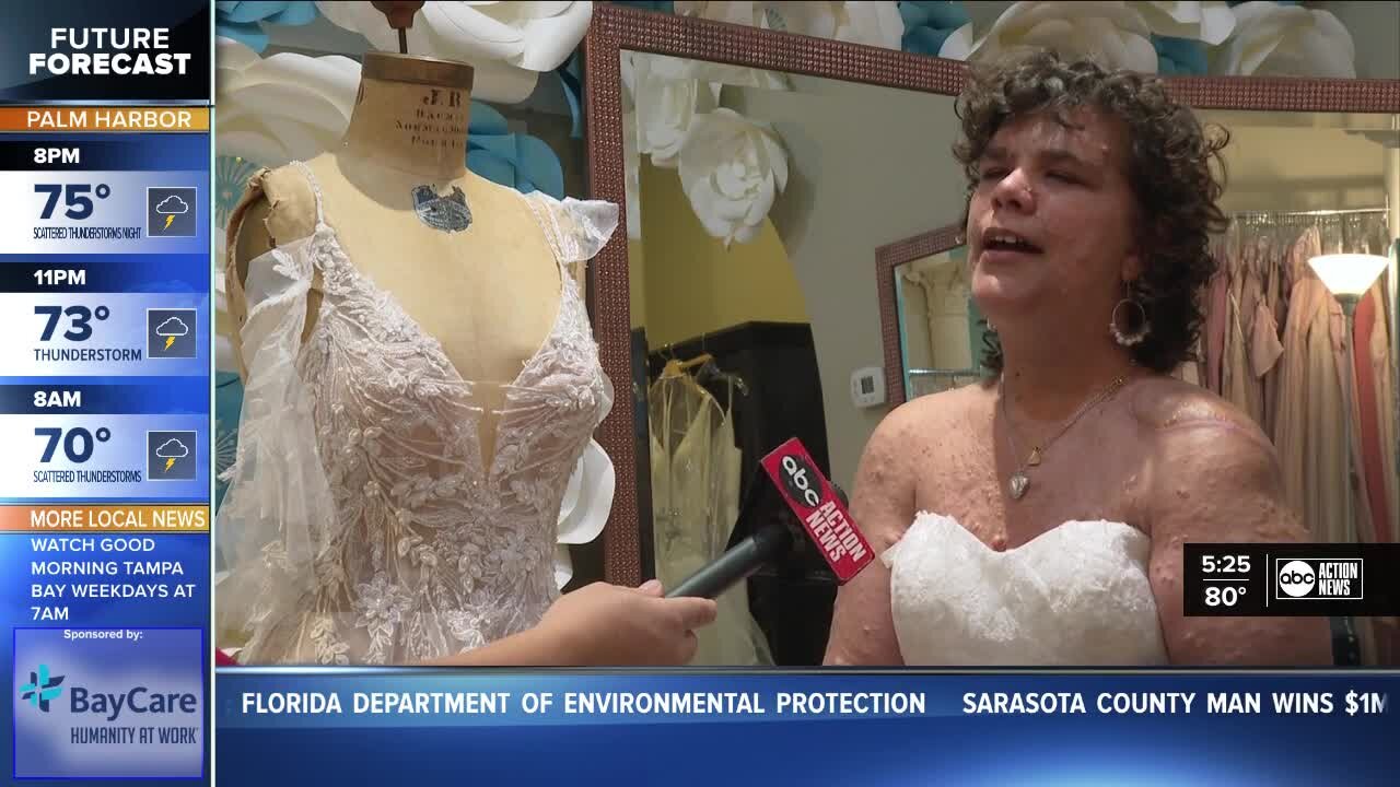 Pinellas woman with cancer treated to wedding dress of her dreams