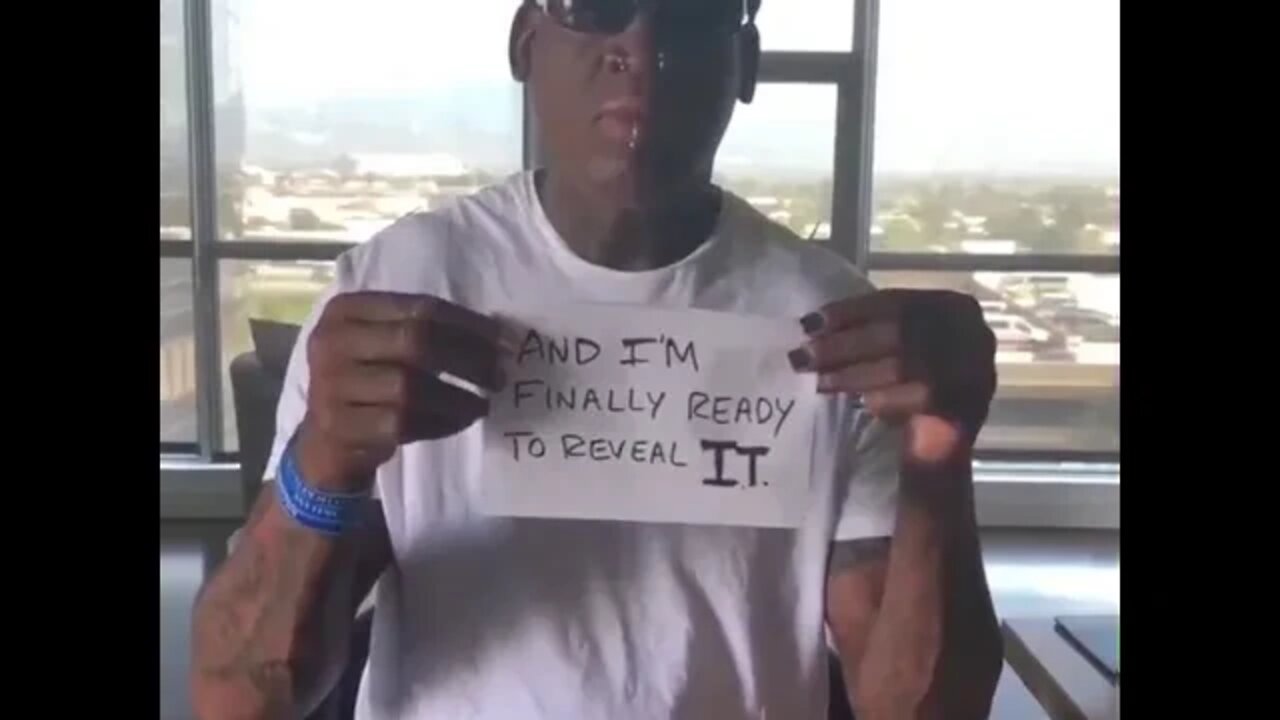 A very important PSA from Dennis Rodman