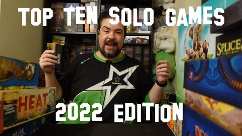 The Hexy Beast - Top 10 Solo Board Games 2022 edition