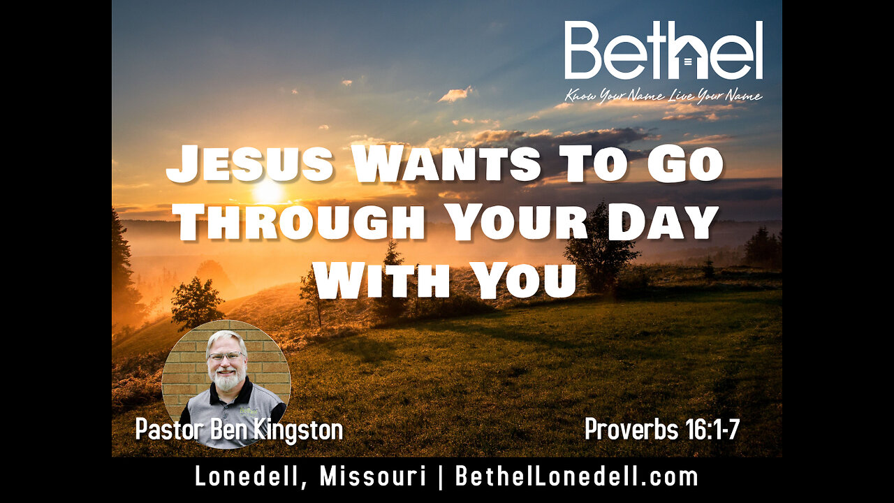 Jesus Wants To Go Through Your Day With You - June 25, 2023