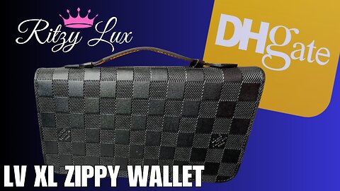 Real Nice DHGATE LV XL Zippy Wallet with LINK IN DESCRIPTION