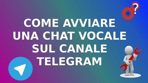 Come avviare una chat vocale sul canale Telegram. Spiegato Semplice! Tutorial. Shorts