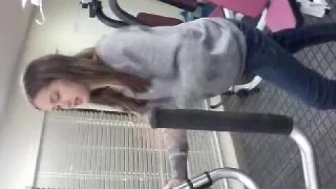 She works out!