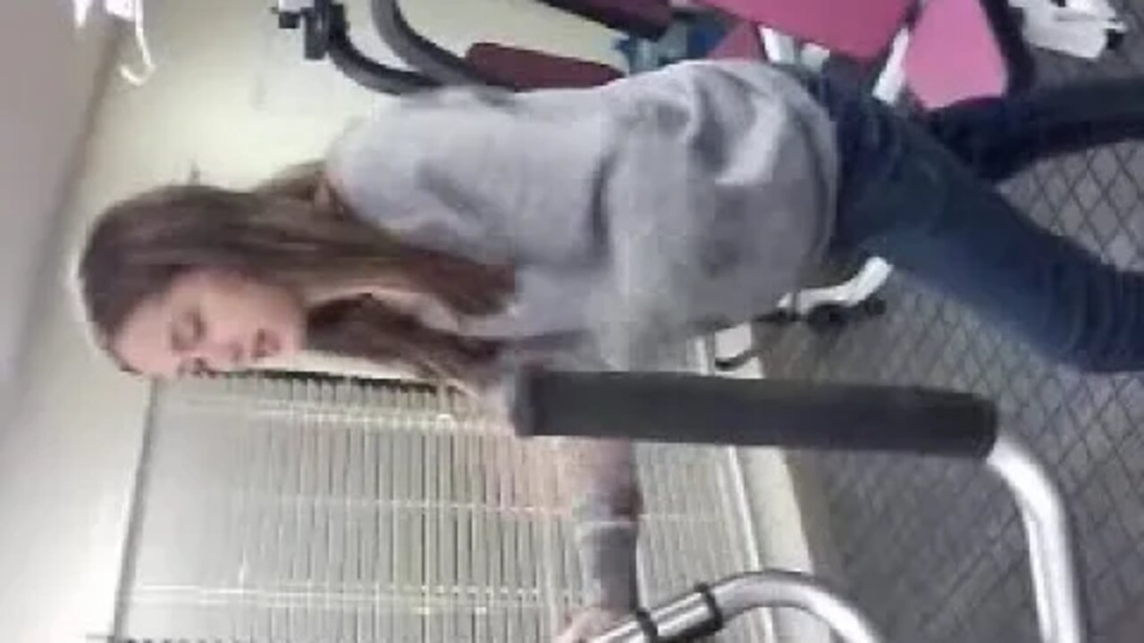 She works out!