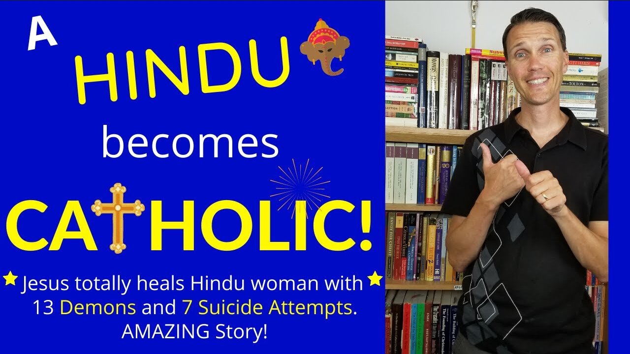 Hindu Catholic Convert (Popular Hindu becomes Catholic!)