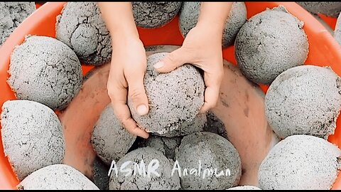 ASMR- Pure Sand cups crumbling