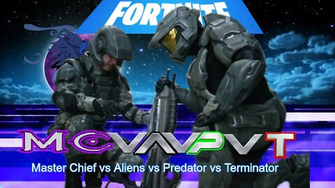 The Master Chief finds the last Predator Witness! / FORTNITE / MCvsAvsPvsT