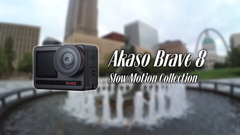 AKASO Brave 8 Slow Motion Compilation