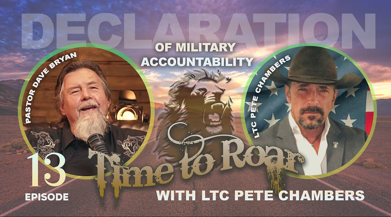 Time To Roar #13 - Lt Com Pete Chambers and the Declaration of Military Accountability Petition