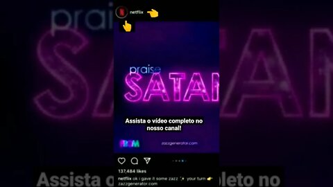 💢SATANISMO 😈👹NA NETFLIX ‼️💢