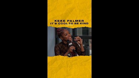 @keke It’s cool to be kind. #kekepalmer 🎥 @buildseriesnyc