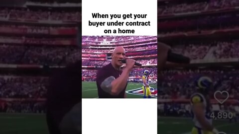 When you get your buyer under contract