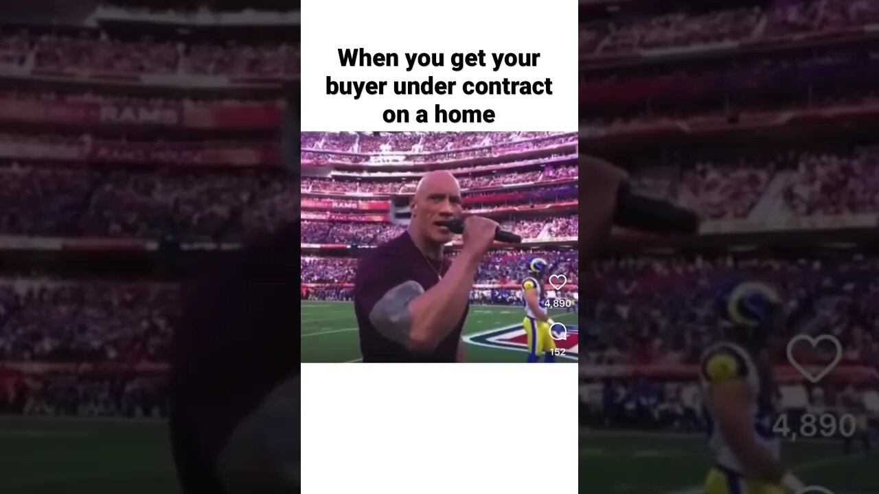 When you get your buyer under contract