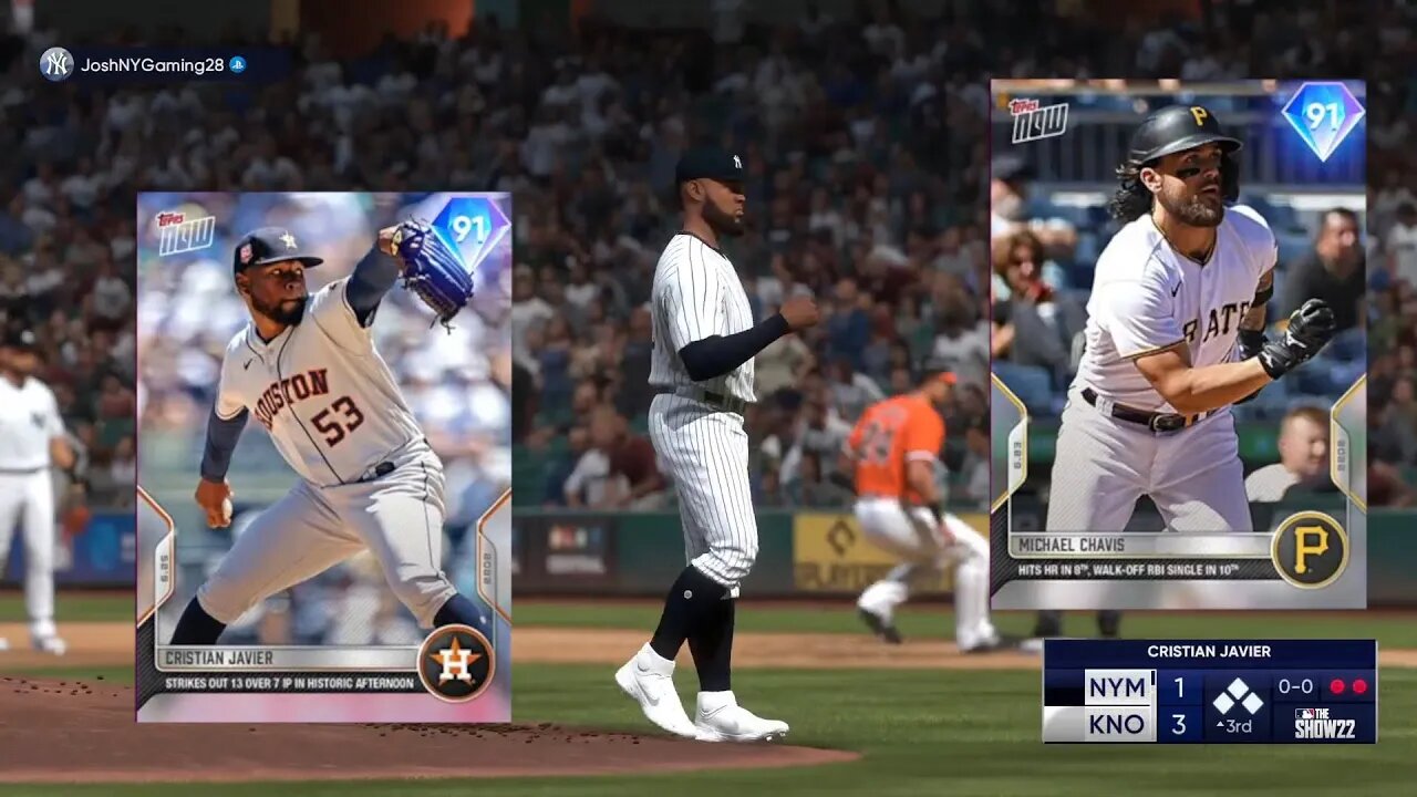 Topps Cristian Javier And Michael Chavis Debuts: MLB The Show 22 Diamond Dynasty