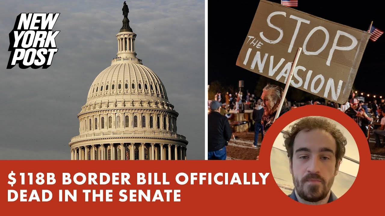 $118B border bill officially dead in the Senate