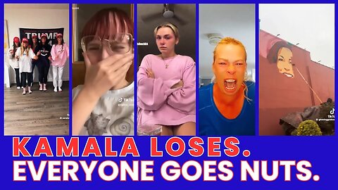 KAMALA LOSES. EVERYONE GOES NUTS. (Mournful Reactions Set to Haunting Music.)
