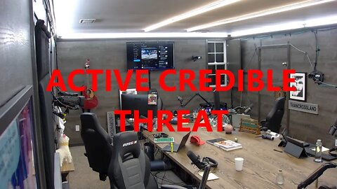 Tim Pool Active BOMB Threat in live stream now.