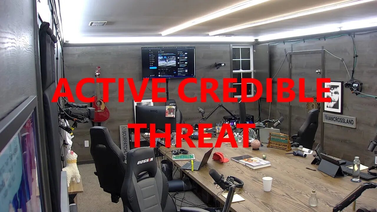 Tim Pool Active BOMB Threat in live stream now.