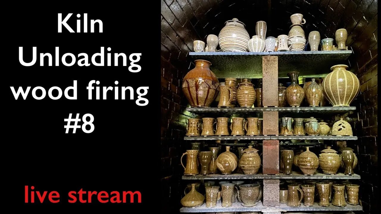 Kiln Unloading - wood firing #8