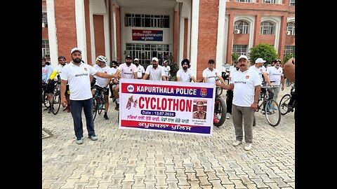 ਕਪੂਰਥਲਾ ਪੁਲਿਸ ਨੇ ਸਾਈਕਲ ਰੈਲੀ ਰਾਹੀਂ ਦਿੱਤਾ ਨਸ਼ਿਆ ਖਿਲਾਫ਼ ਸੁਨੇਹਾ