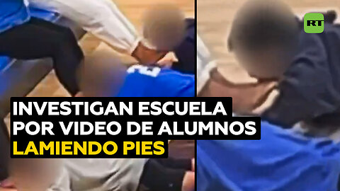 Investigan una escuela de EE.UU. por un video donde estudiantes le lamen los pies a otros