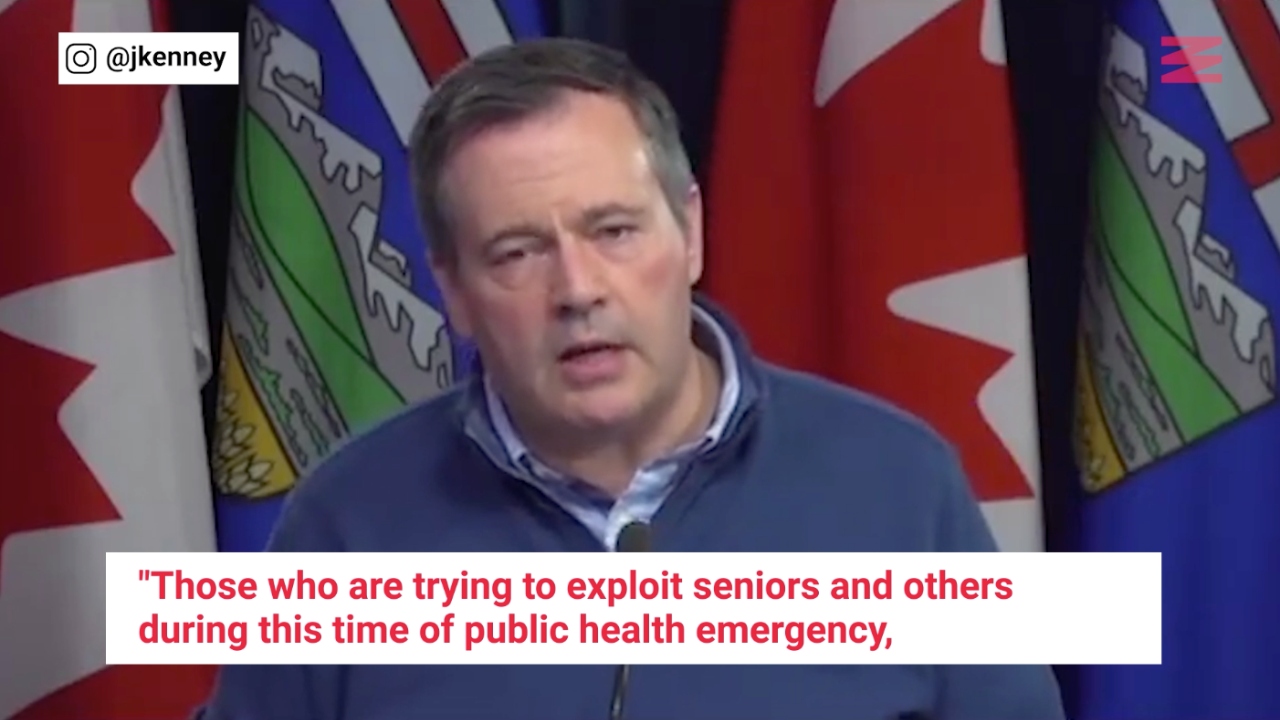 Jason Kenney Says There's 'A Special Place In Hell' For COVID-19 Hoarders & Scammers