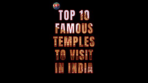 Top 10 Famous Temples To visit in India #shorts #reel #viral #trending