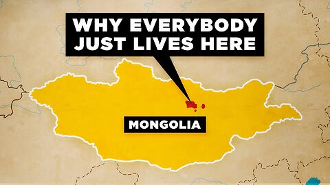 Why 99.7℅ of Mongolia is Completely Empty!!