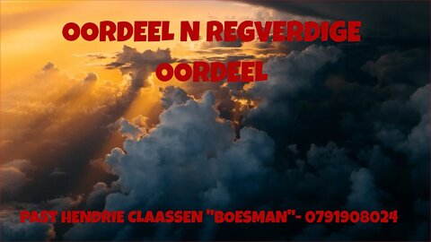 OORDEEL N REGVERDIGE OORDEEL|DAAGLIKSE WOORD BEDIENING|16.06.2022