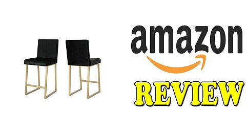 Modern Velvet Barstools Black Brass Review