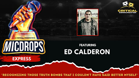 Ed Calderon Pulls No Punches