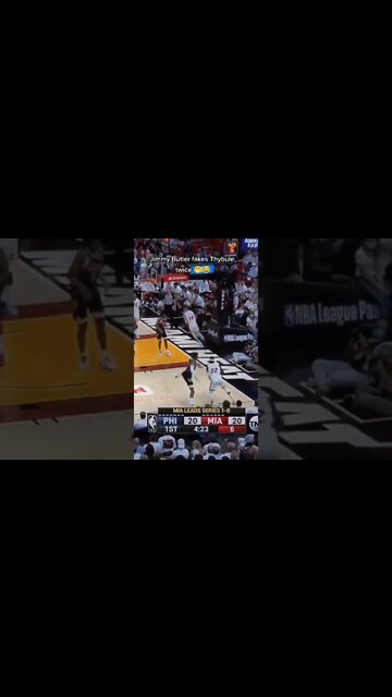 Jimmy Butler fakes Matisse Thybule twice