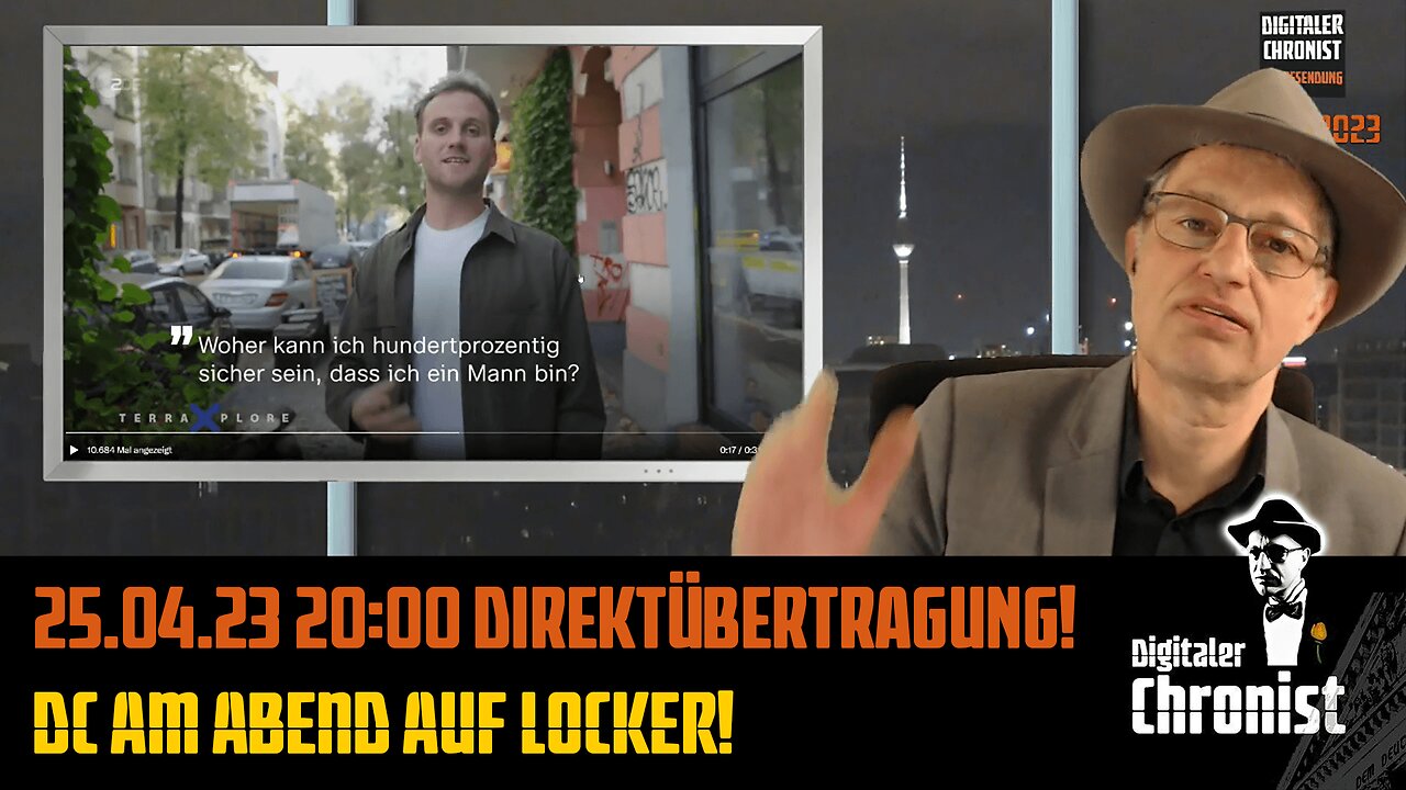 Aufzeichnung vom 25.04.23 Direktübertragung! DC am Abend auf locker!