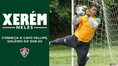 CAYO FELLIPE, GOLEIRO DO SUB-20: "ME VEJO NA SELEÇÃO PRINCIPAL. ESSE DIA VAI CHEGAR"
