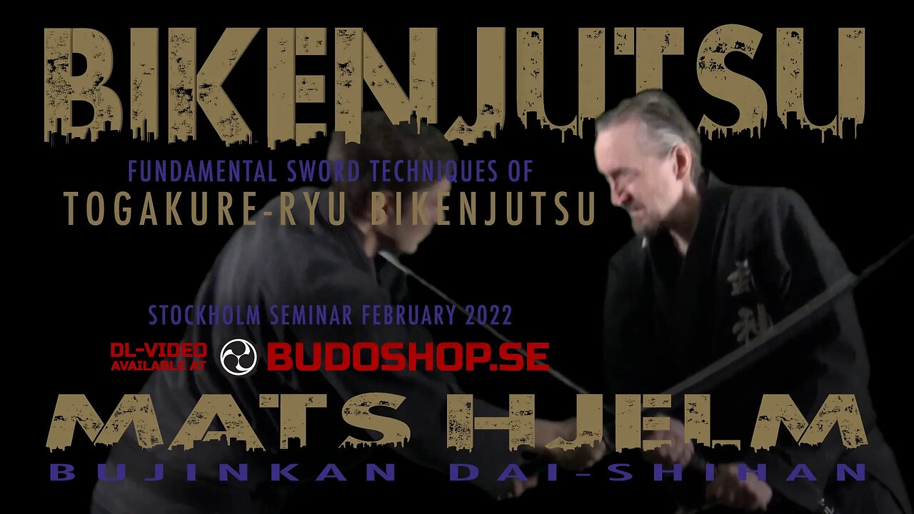 NINJA SWORD FIGHTING techniques with MATS HJELM