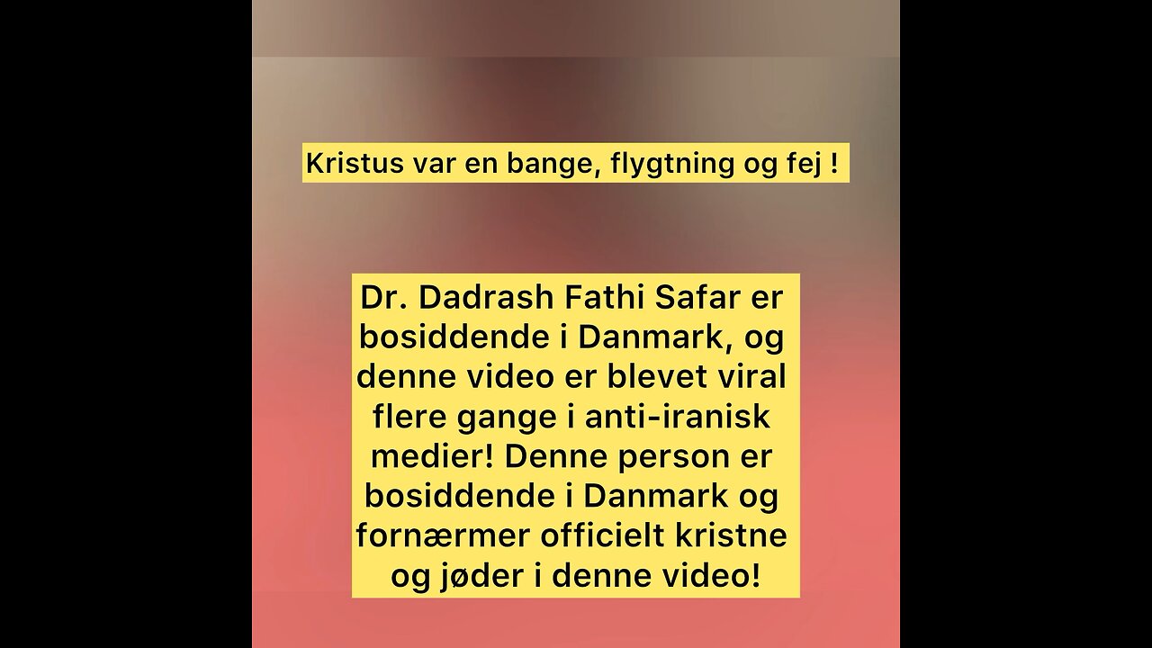 Kristus var en bange, flygtning og fej.