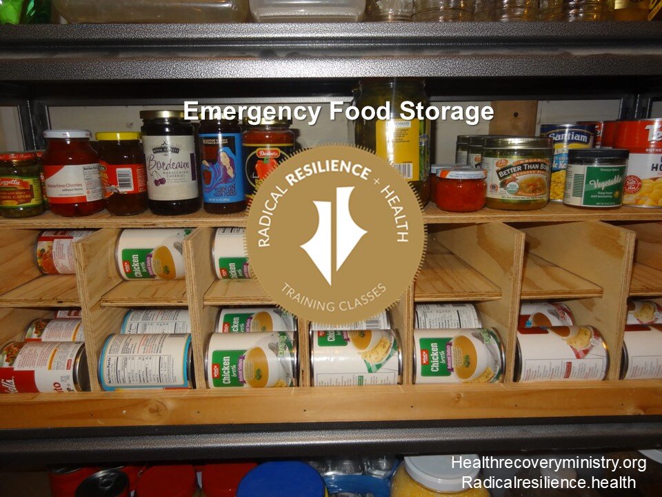 Emergency Food Storage