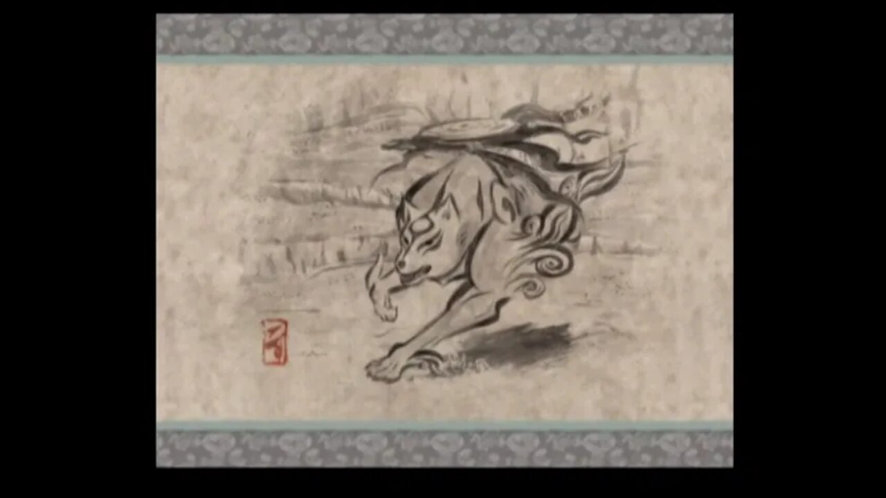 Ōkami Intro on PlayStation 2