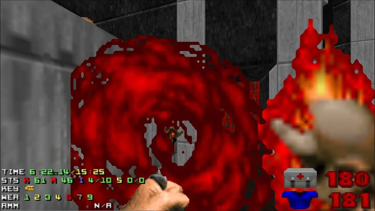 Doom 2 Italo Doom Level 3 IV with 112% in 15:18