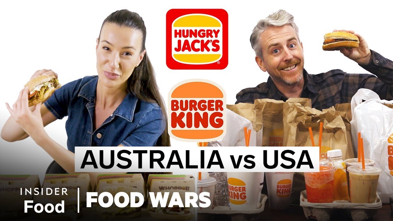 Australia vs US Hungry Jack's And Burger King | Food Wars | Insider Food