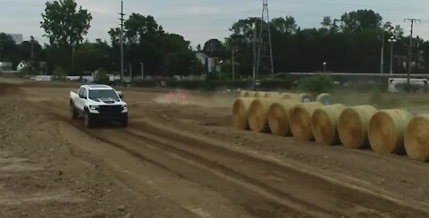 Going off road and on the track at Motor Bella.